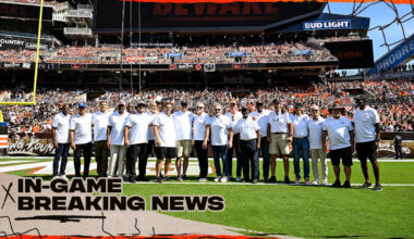 Browns honor 1985 team ahead of Week 3 vs. Packers