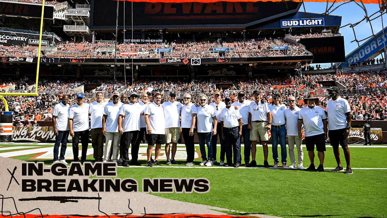 Browns honor 1985 team ahead of Week 3 vs. Packers
