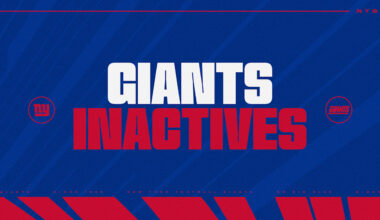Andrew Thomas out for Giants at Commanders