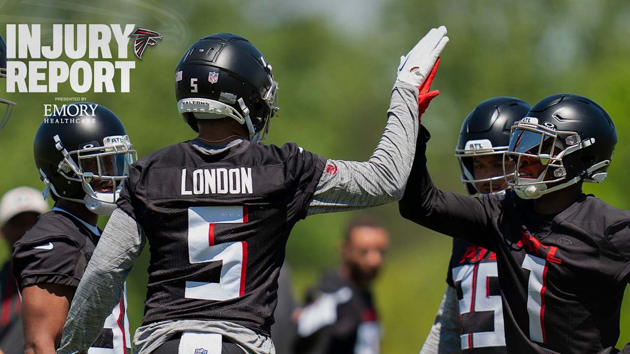 No injury designation for Drake London, Darnell Mooney vs. Vikings