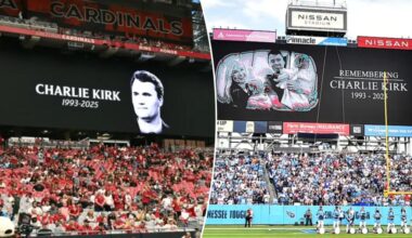 Four NFL teams don't pay tribute to Charlie Kirk