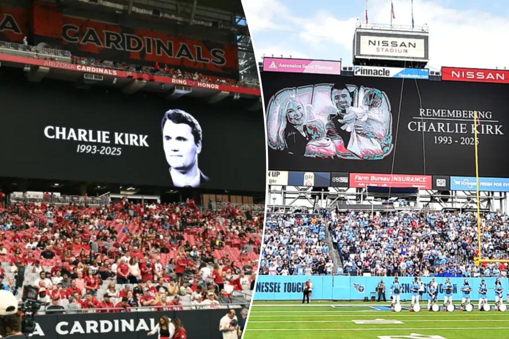 Four NFL teams don't pay tribute to Charlie Kirk