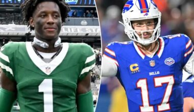 Jets' Sauce Gardner relishes test of slowing down Josh Allen