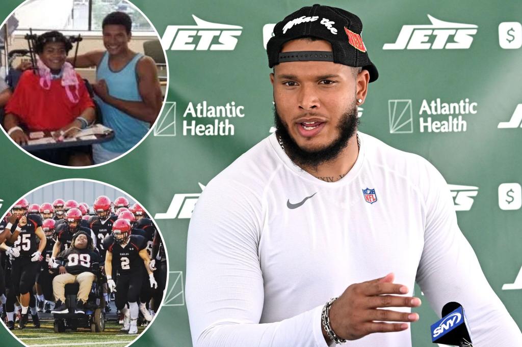Jets' Jermaine Johnson inspired by paralyzed best friend who will finally watch him live