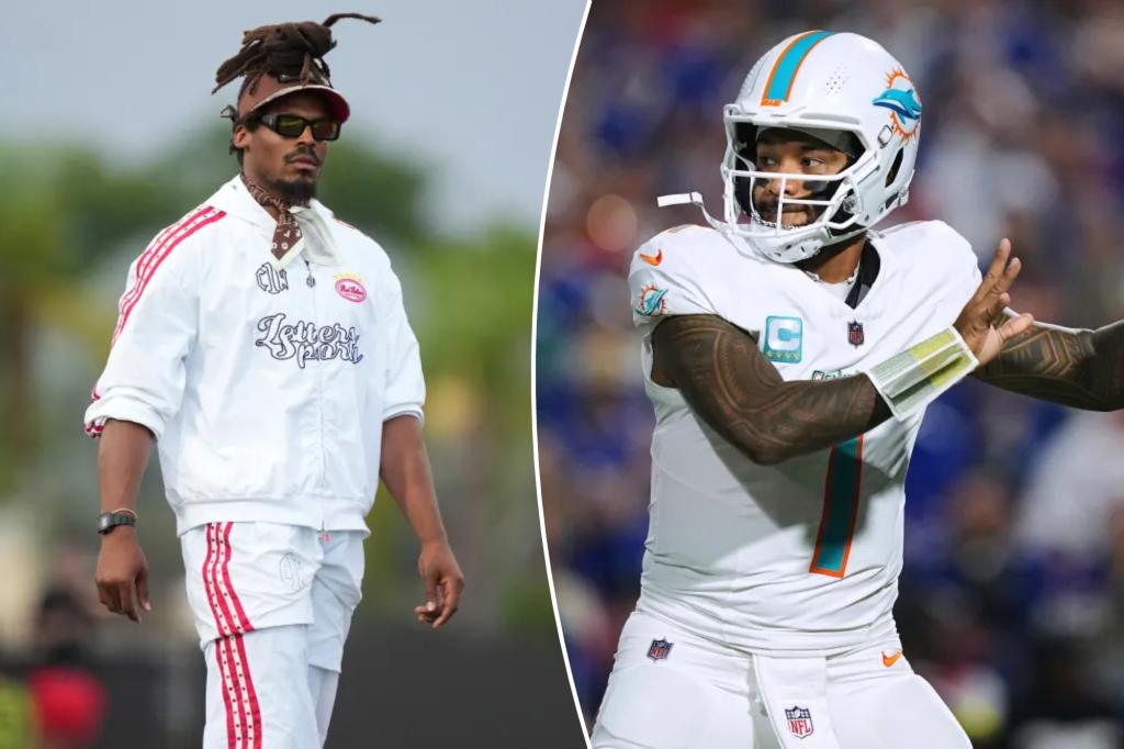 Cam Newton fires back at Tua Tagovailoa to escalate beef