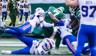 Justin Fields' concussion adds insult to injury during woeful Jets showing