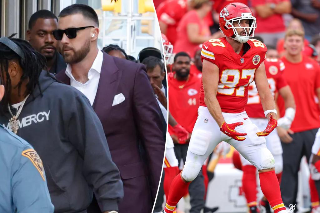 Travis Kelce lands in NJ for Chiefs-Giants as NFL fines him $15K