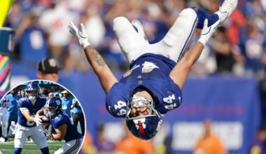 Cam Skattebo's energy infectious with Giants teammates