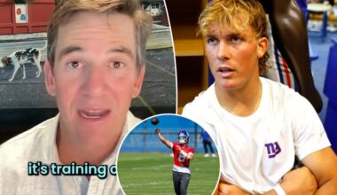 Jaxson Dart asked Eli Manning to get him a reservation at 4 Charles