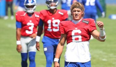 Giants muzzling Jaxson Dart, Jameis Winston after depth chart surprise
