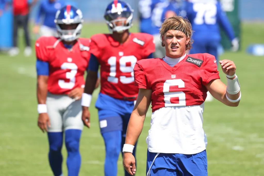 Giants muzzling Jaxson Dart, Jameis Winston after depth chart surprise