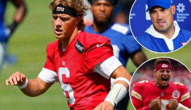 Jaxson Dart tells The Post how Mike Kafka is mentoring him