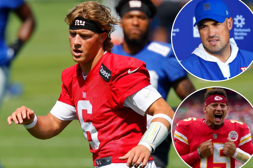 Jaxson Dart tells The Post how Mike Kafka is mentoring him