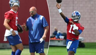 Brian Daboll remains tight-lipped on Giants' No. 2 quarterback