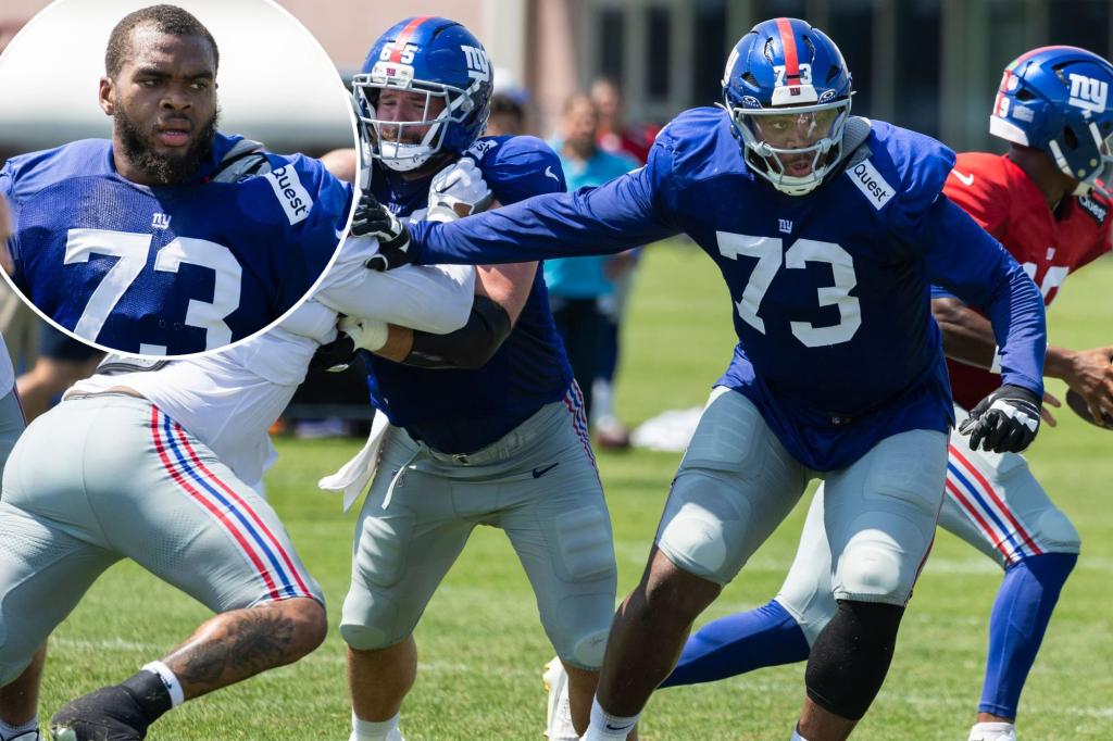 Evan Neal inactive for Giants vs. Commanders in Week 1