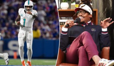 Tua Tagovailoa fires back at Cam Newton's comments