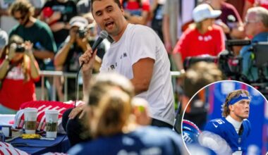 Giants' Jaxson Dart condemns Charlie Kirk shooting