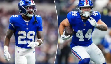 Giants backfield putting 'trust' in Brian Daboll's usage plan