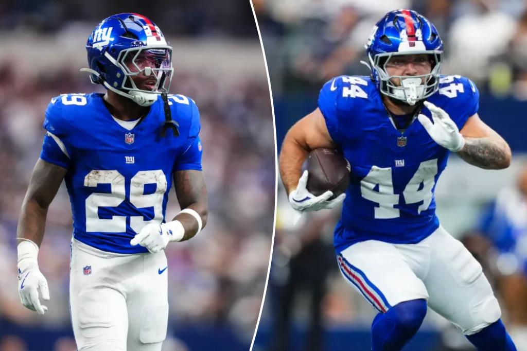 Giants backfield putting 'trust' in Brian Daboll's usage plan