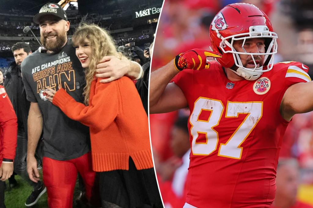 Taylor Swift quietly takes in Travis Kelce's Chiefs win over Ravens