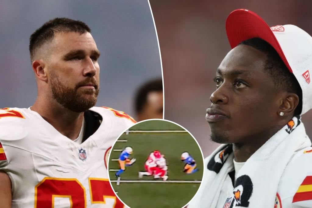 Travis Kelce talks Xavier Worthy collision in Chiefs' Week 1 loss