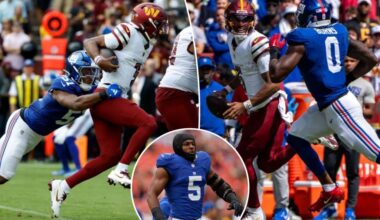 Giants walking delicate line with pass-rushing trio's playing time