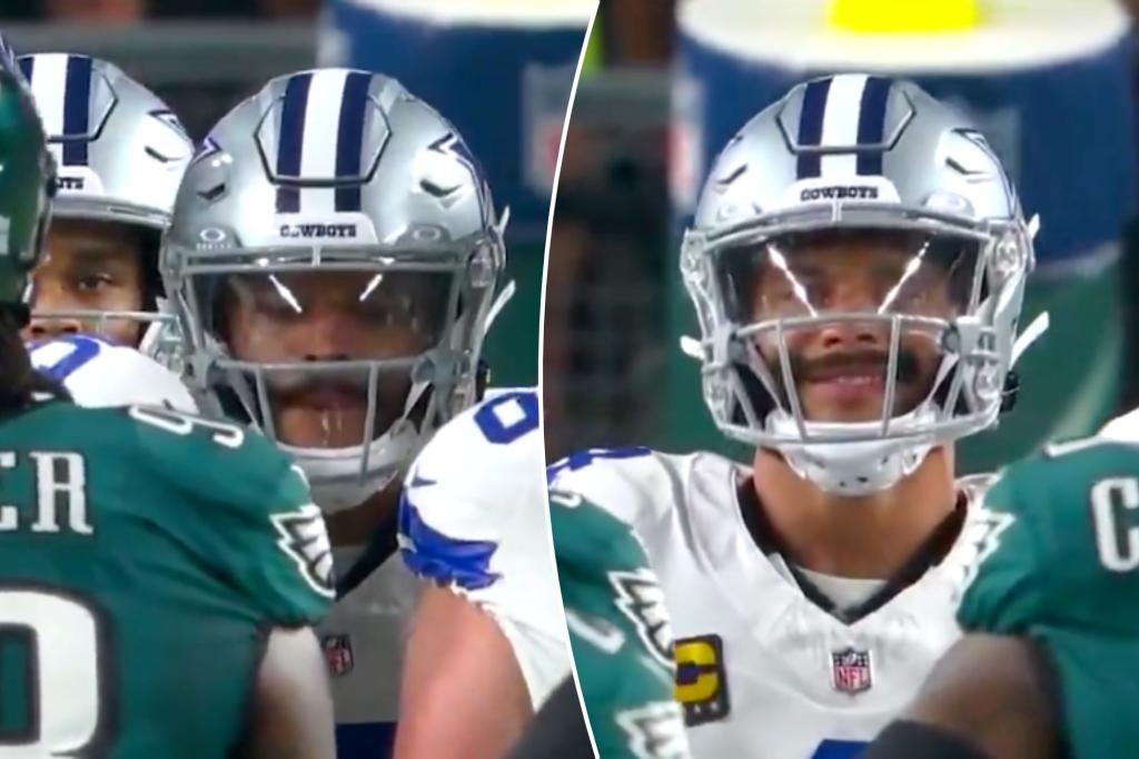Dak Prescott spat toward Jalen Carter first in NFL opening night twist