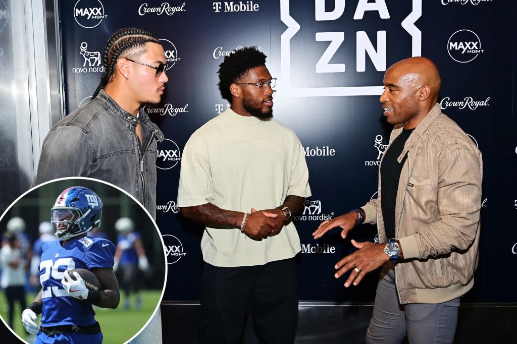 Tyrone Tracy has found a legendary Giants mentor in Tiki Barber