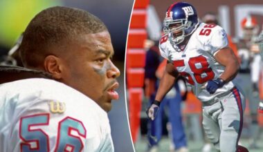 Ex-Giants linebacker arrested after accidentally punching wife during airport fight