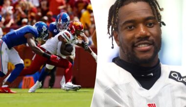 Bobby Okereke pushes back on criticism of his Giants tackling