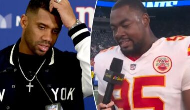 Chris Jones takes shot at Russell Wilson with jersey swap snub