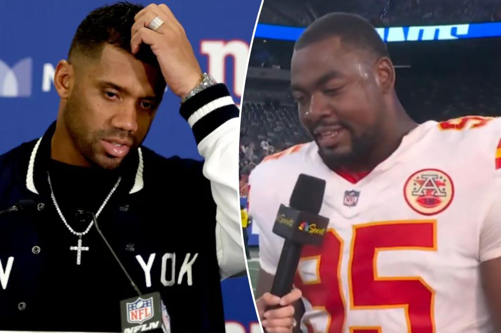 Chris Jones takes shot at Russell Wilson with jersey swap snub