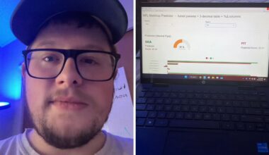 man shares his predictions (l) nfl predictions (r)