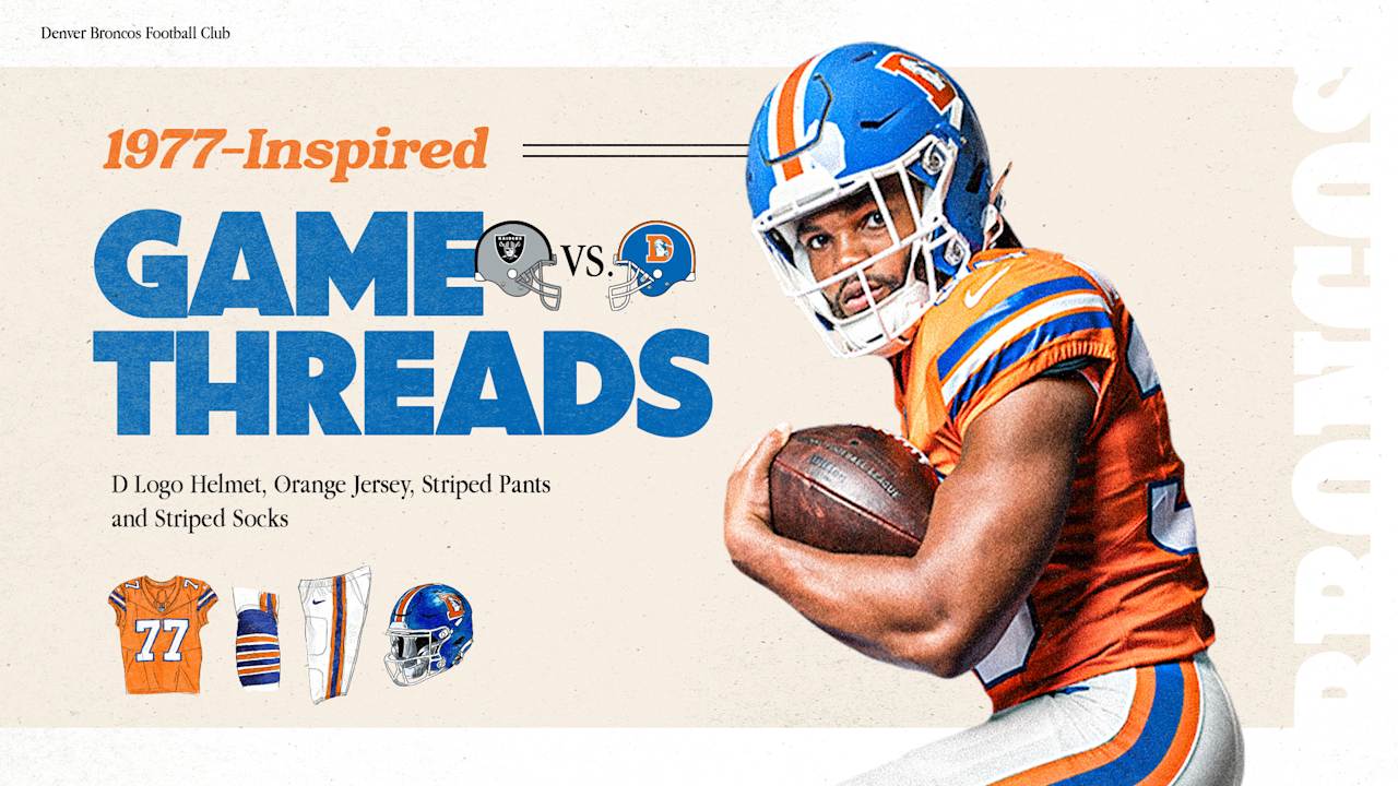 Broncos to debut 1977 throwback jerseys vs. Raiders in Week 5
