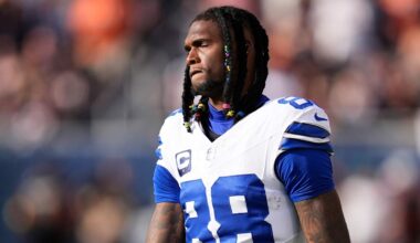 First-quarter ankle injury ends CeeDee Lamb's day in Chicago