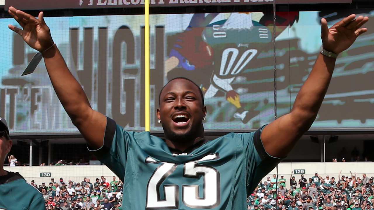 LeSean McCoy is a first-time nominee for the Pro Football Hall of Fame