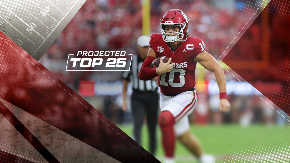 Tomorrow's Top 25 Today projects college football rankings entering Week 5