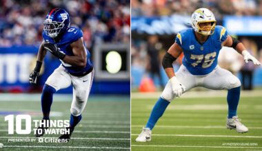10 things to watch in Giants vs. Chargers