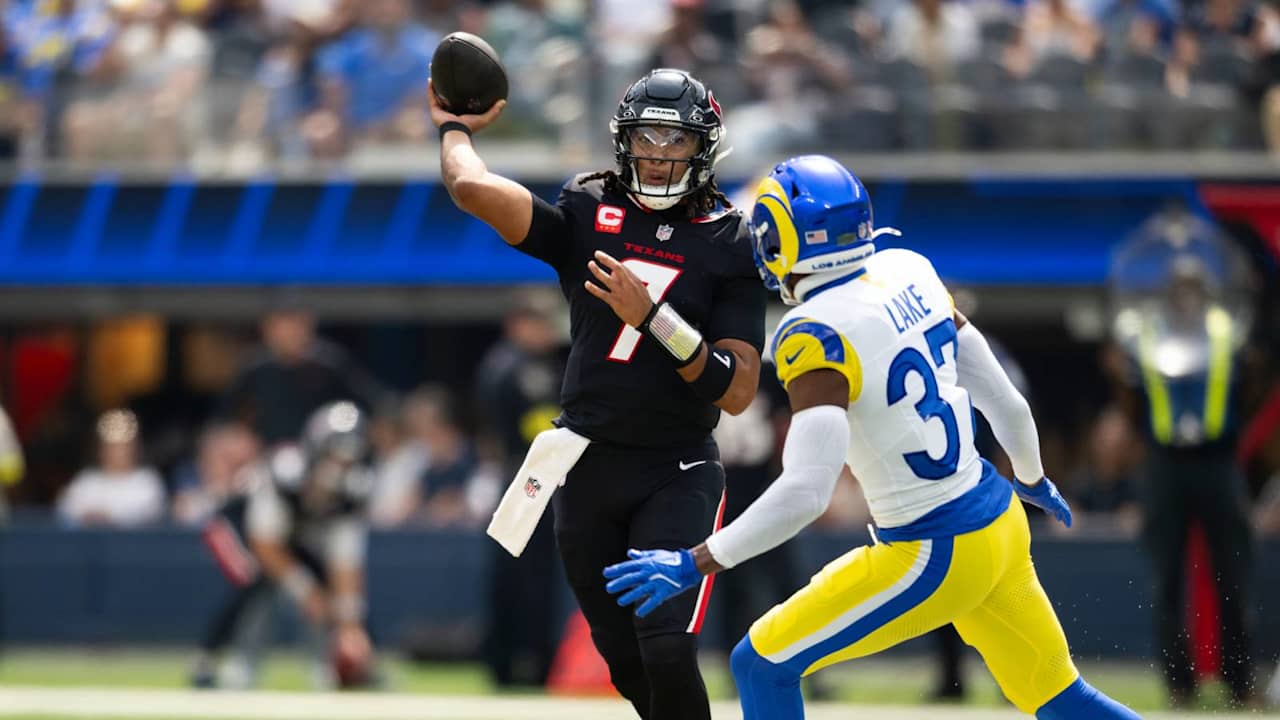 C.J. Stroud calls out Texans for 'lollygagging' following Week 1 loss to Rams