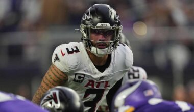 Falcons secondary looks to bounce back against Raiders, Brock Bowers 