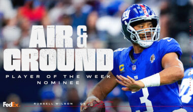 Russell Wilson nominated for FedEx Air & Ground Player of the Week