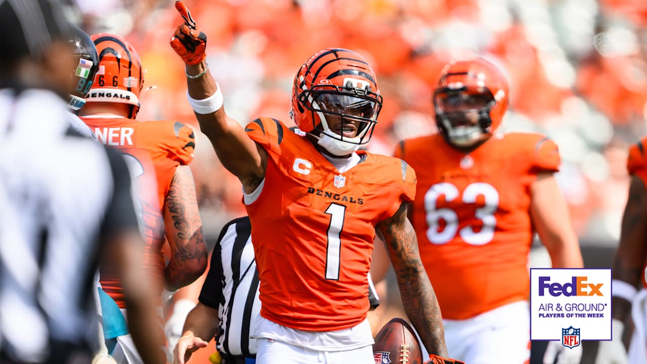 Ja'Marr Chase FedEx Air & Ground Players of Week 2 Nominee