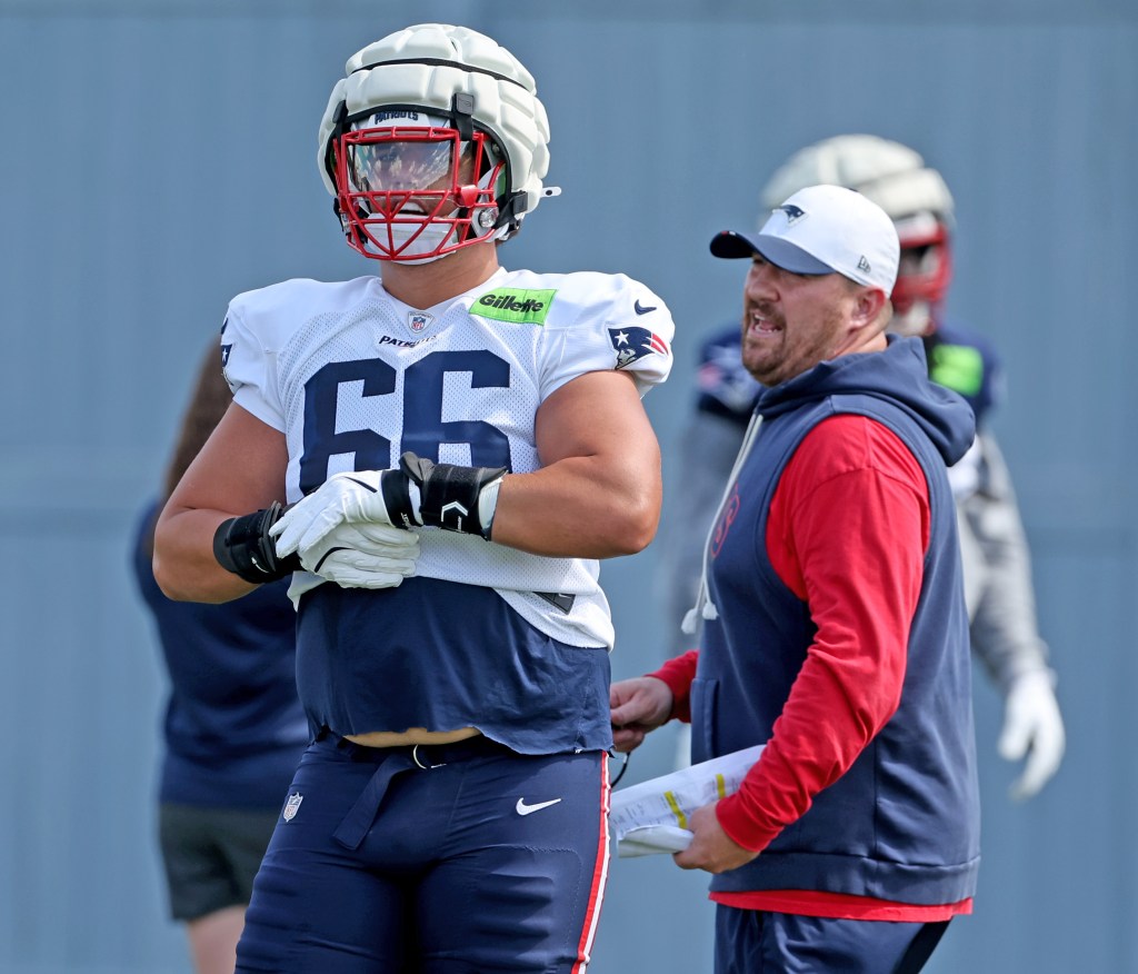Patriots LT Will Campbell suffers new injury Thursday, Christian Gonzalez sits