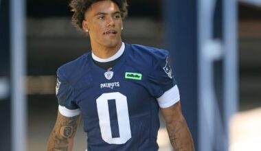 Christian Gonzalez, Keion White don't practice all week for Patriots