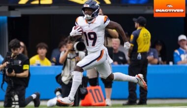 WR Marvin Mims Jr. active for ‘Monday Night Football’ vs. Bengals