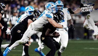 Detroit Lions sack QB Lamar Jackson 7 times in Monday Night Football win over Baltimore Ravens