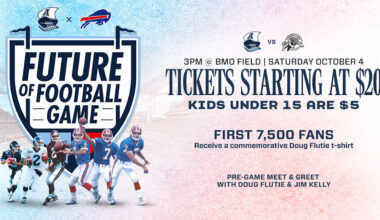 Toronto Argonauts to Host ‘Future of Football Game’ in Partnership with the Buffalo Bills
