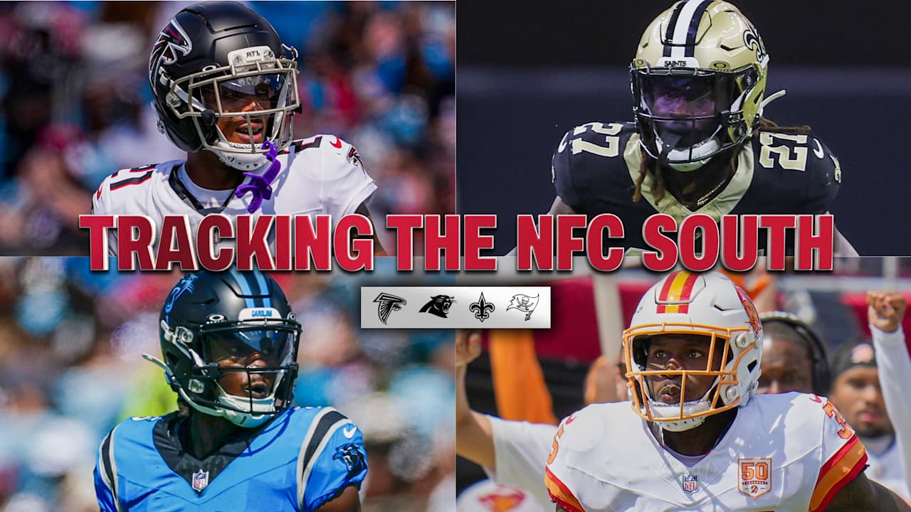 NFC South division standings after Week 3