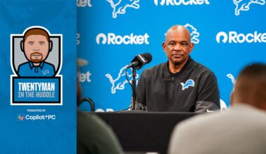 2025 Detroit Lions roster cuts with assistant general manager Ray Agnew and chief communications and brand officer Brian Facchini