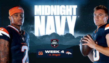 Broncos to wear alternate Midnight Navy jerseys for ‘Monday Night Football’ matchup vs. Bengals